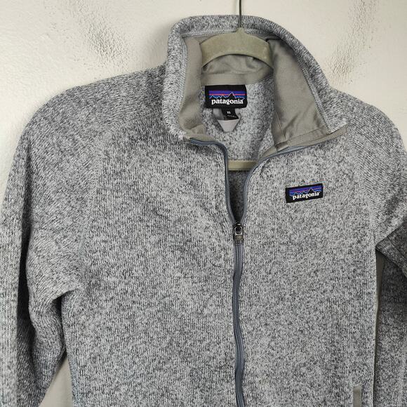 Patagonia Better Sweater Womens XS Gray Heather Full Zip Fleece Jacket Outdoors - Picture 2 of 8